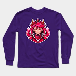 Aesthetic Anime Girl Long Sleeve T-Shirt